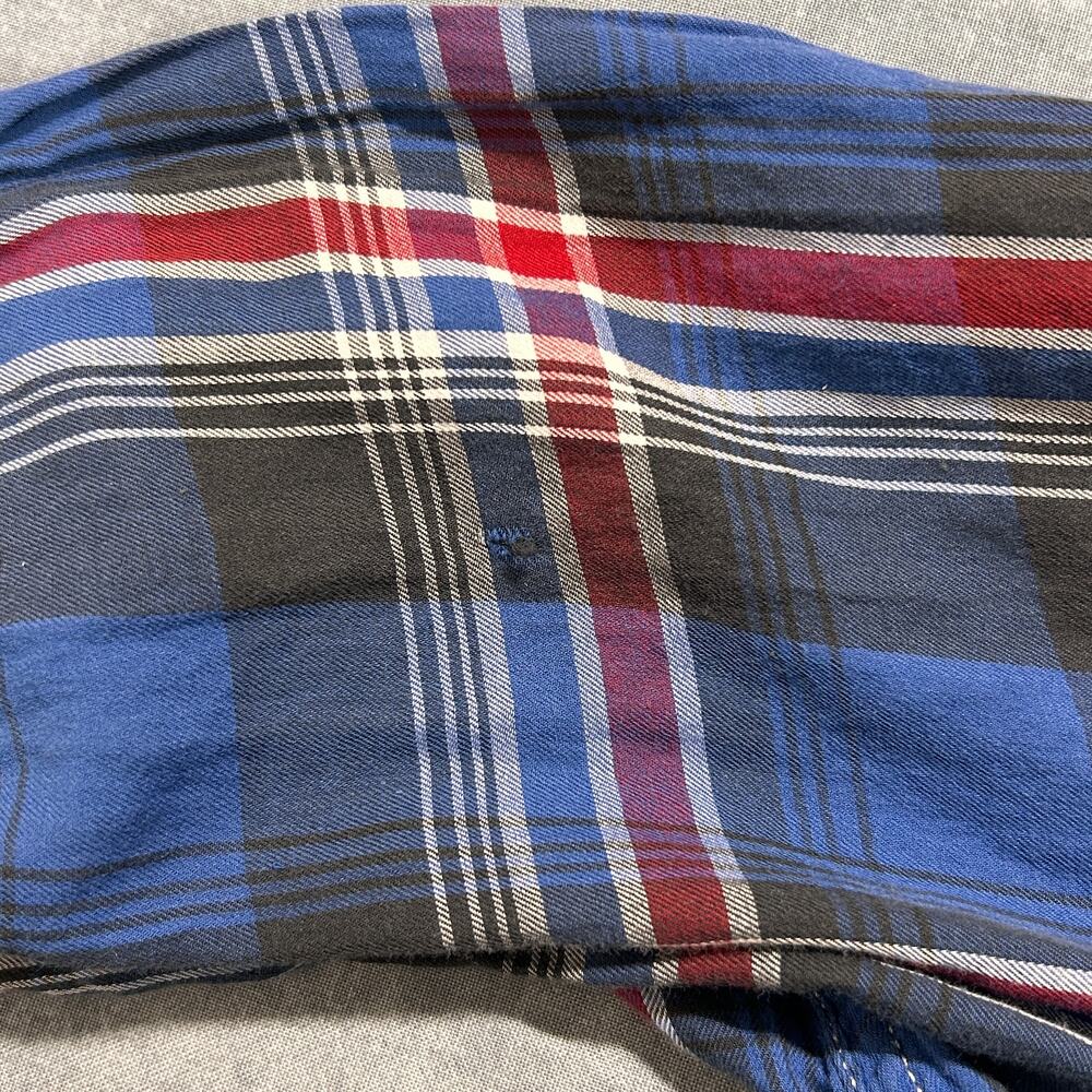 Ralph Lauren Denim & Supply RL Boyfriend blue plaid button up shirt wms M - Picture 5 of 7